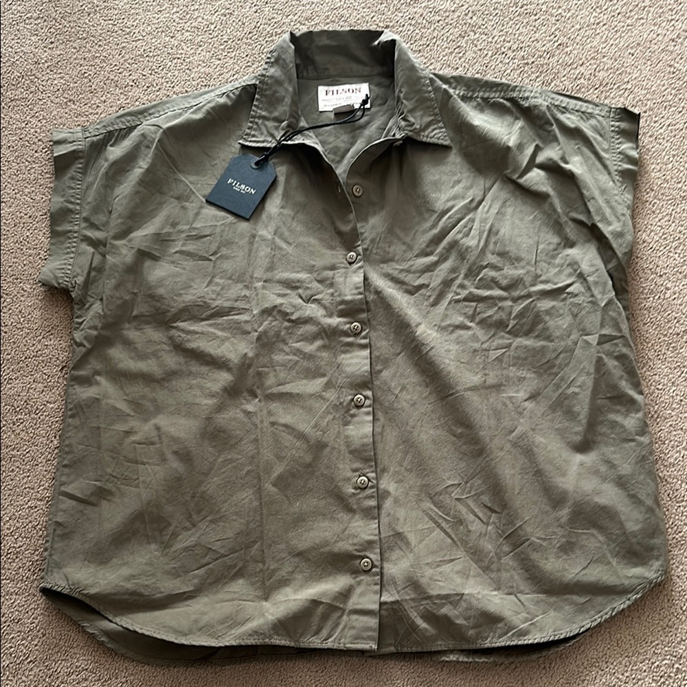 Filson Short Sleeve Camp Shirt - Green